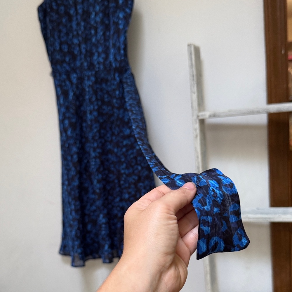 Banana Republic  Blue and Black Dress - Picture 3 of 5